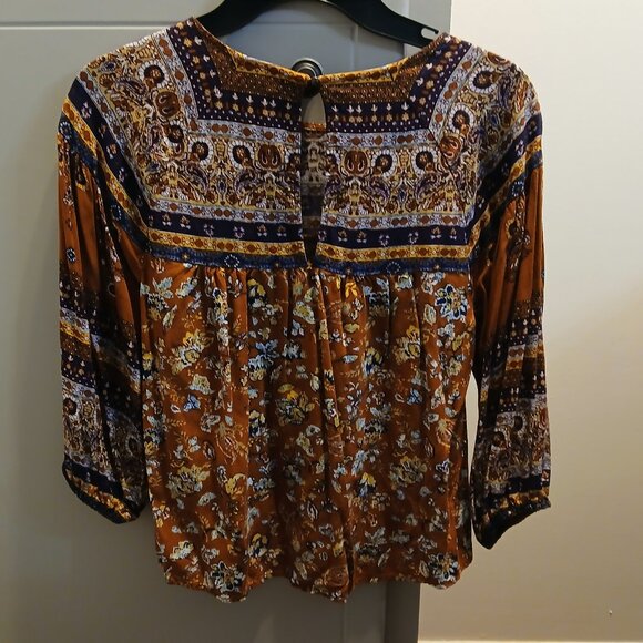 Eyeshadow multicolor 3/4 sleeve blouse - XS - Picture 2 of 6